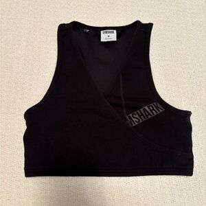 Gymshark Black Crop Top